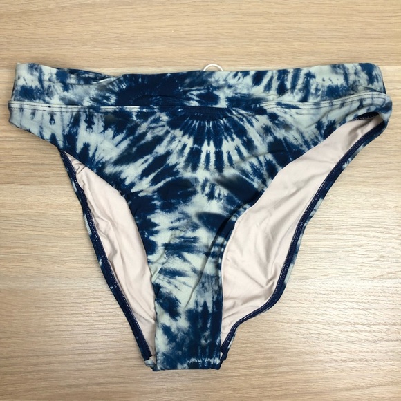 NWT PQ Tie- Die High Waisted Bikini Bottoms - Picture 4 of 11